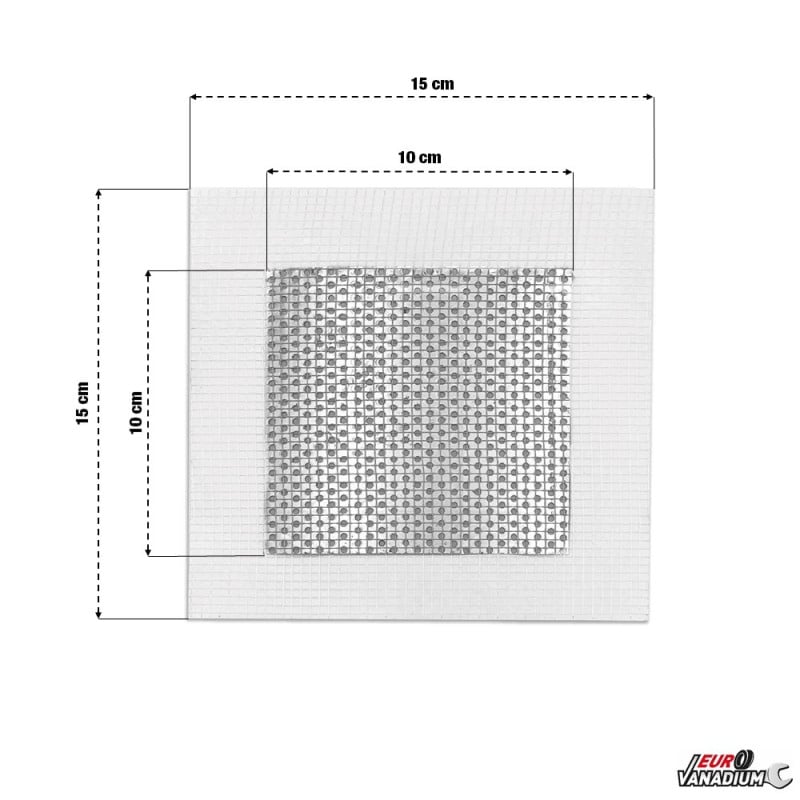 Patch de réparation pour plaque de plâtre - Lot de 5 (1)