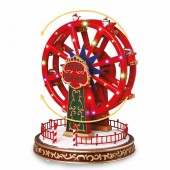 Village de Noël lumineux grande roue