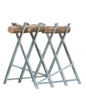 Chevalet de sciage pliable en acier