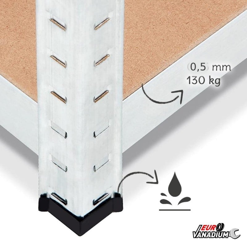 2x Étagères pour charges lourdes- 1xÉtagère d'angle - 4252023113106 -  Étagères de rangement