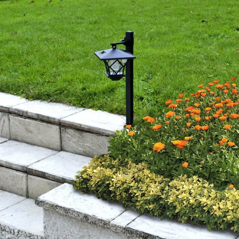 Lampadaire solaire LED japonais double position (7)