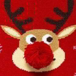 Bouillotte renne "Rudolph en tricot qui tient chaud" (1)