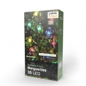 Guirlande lumineuse solaire Fleurs 35 LED (1)