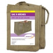 Toile Sac à Bûche Cheminée Grande Capacité Porte-bûches de Plein Air Sac de  Transport Pour Bois de Chauffage Extérieur