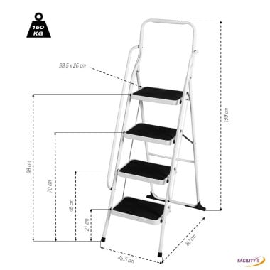 Escabeau marchepied acier 4 marches larges sécurité (1)