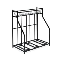 Râtelier à vélo avec panier de rangement