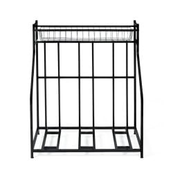 Râtelier à vélo avec panier de rangement (2)