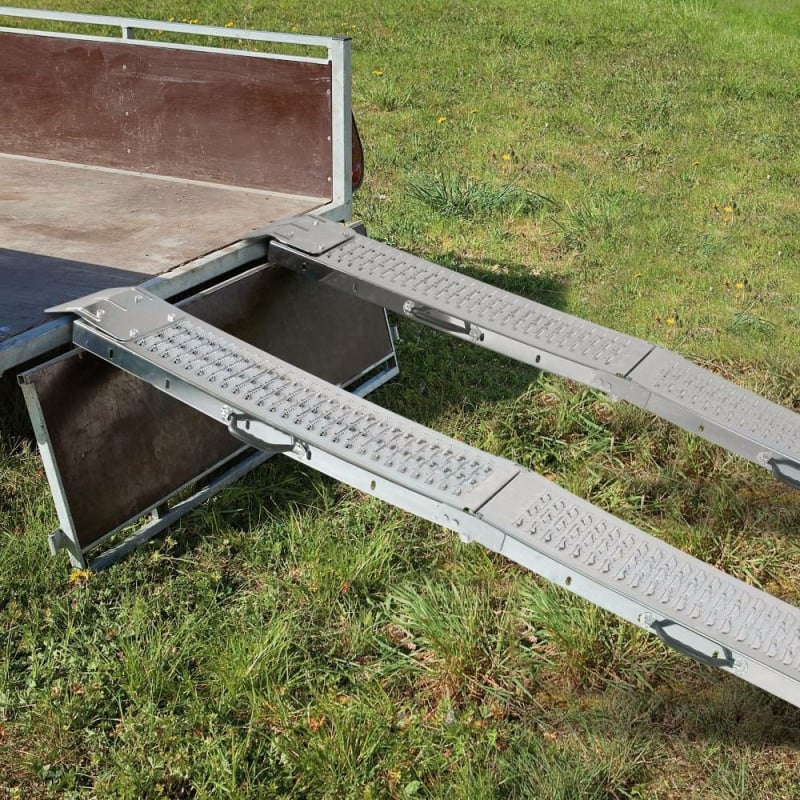 Rampe de chargement pliable en acier - Par 2 (5)
