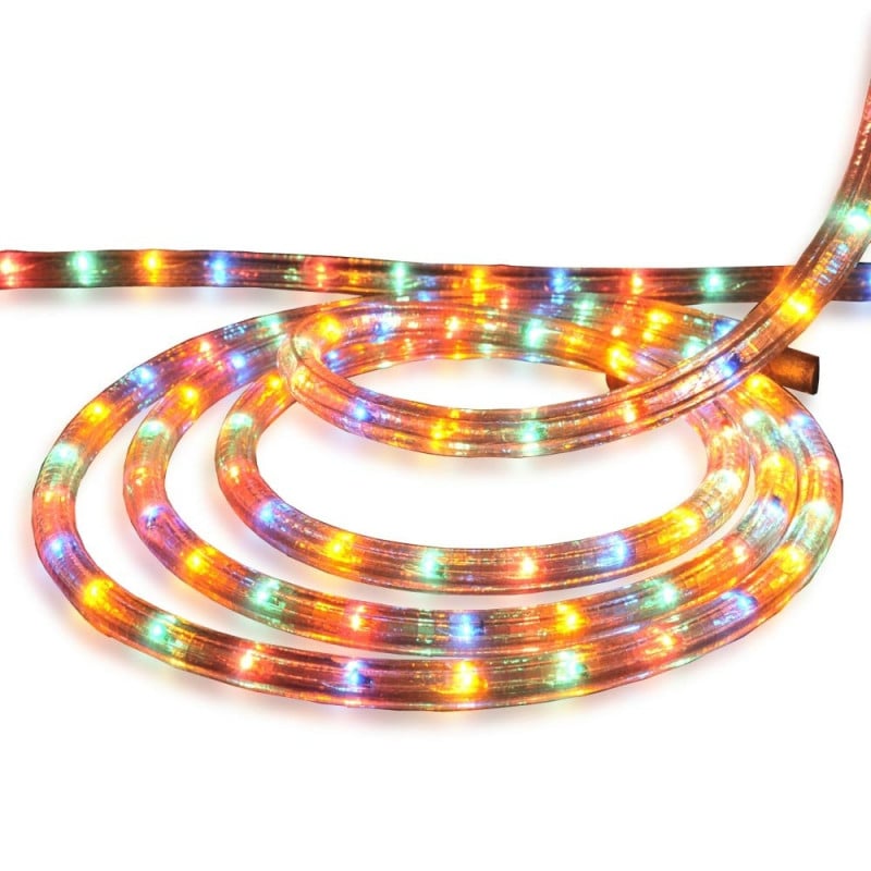 Guirlande lumineuse LED multicolore extérieure