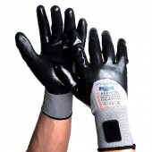 Gants Nitrile noirs renforcés