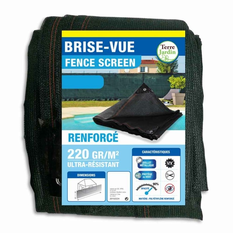 Lot de 50 clips de fixation verts pour brise vue - Brise vue - Entretien du  jardin