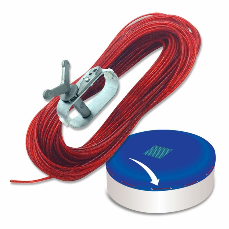 Câble de serrage avec tendeur pour bâche piscine (3)