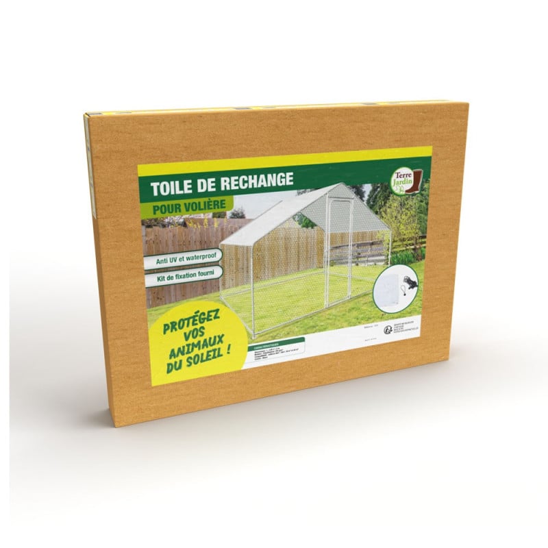 Toile de rechange pour enclos poulailler volière (1)
