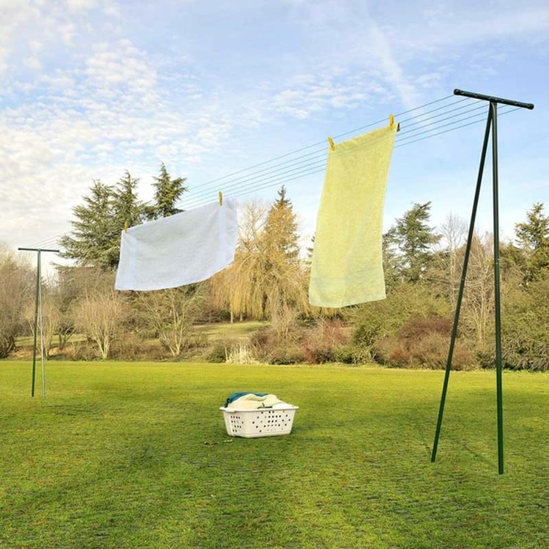 Poteaux d'étendage extérieur  par 2  (2)