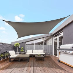 Voile d'ombrage rectangulaire extensible (2)