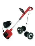 Nettoyeur Électrique Terrasse & Sol Maxibrush - 3 Brosses - Anti-Mousse & Mauvaises Herbes