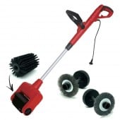 Nettoyeur Électrique Terrasse & Sol Maxibrush - 3 Brosses - Anti-Mousse & Mauvaises Herbes