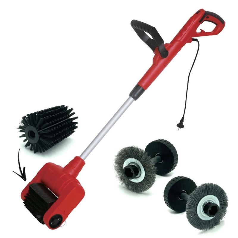 Nettoyeur électrique terrasse et sol   Brosse rotative Maxibrush