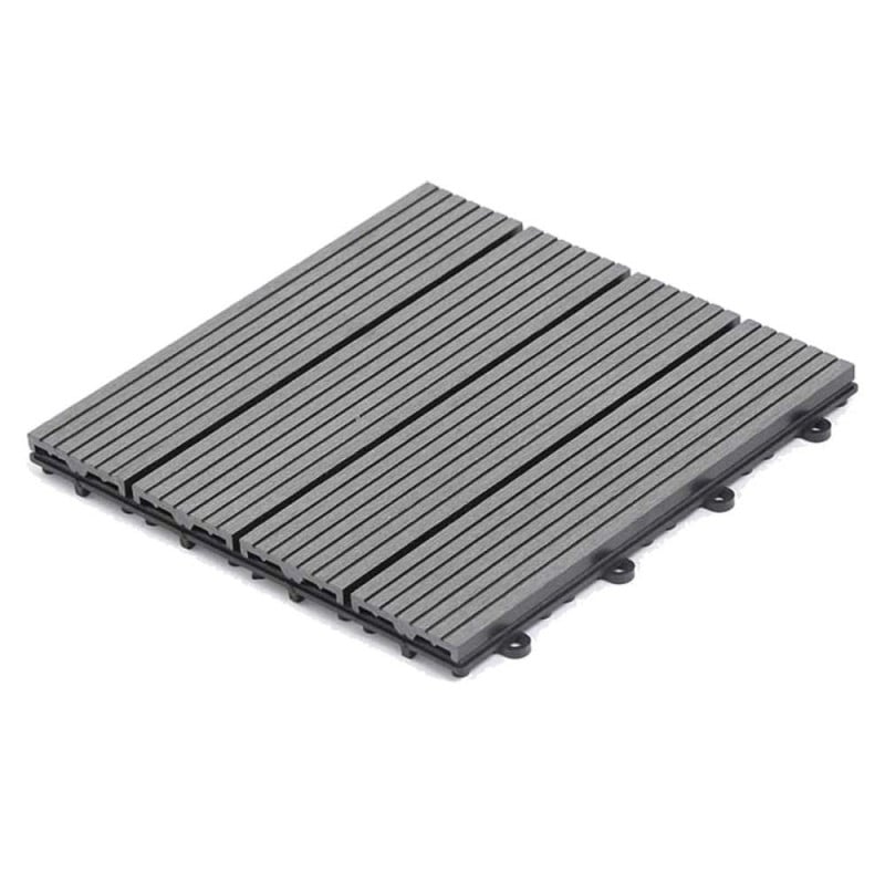 Dalles terrasse en composite effet bois - Lot de 5