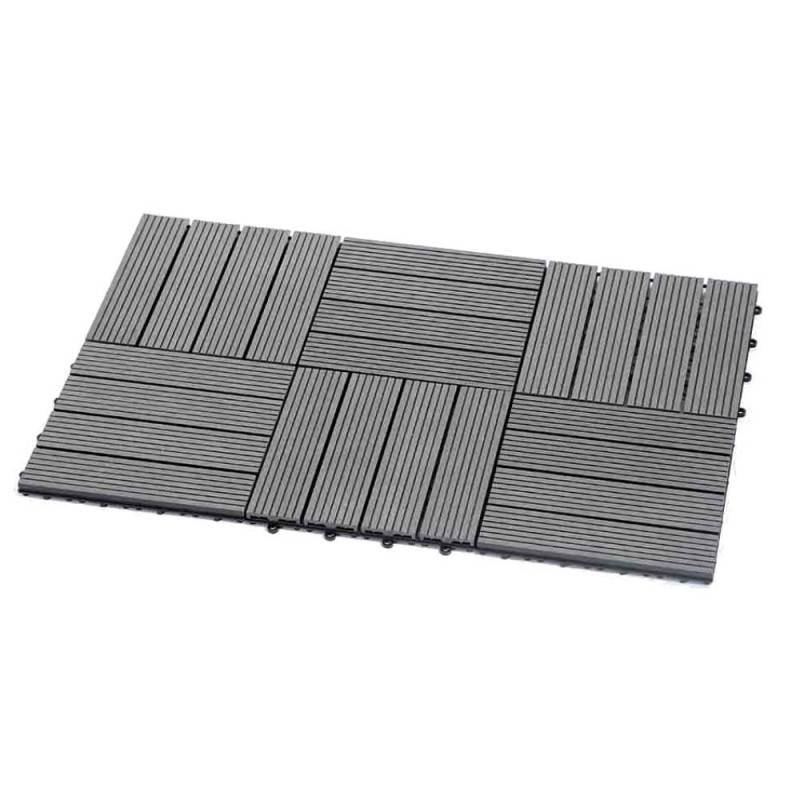 Dalles terrasse en composite effet bois - Lot de 5 (1)