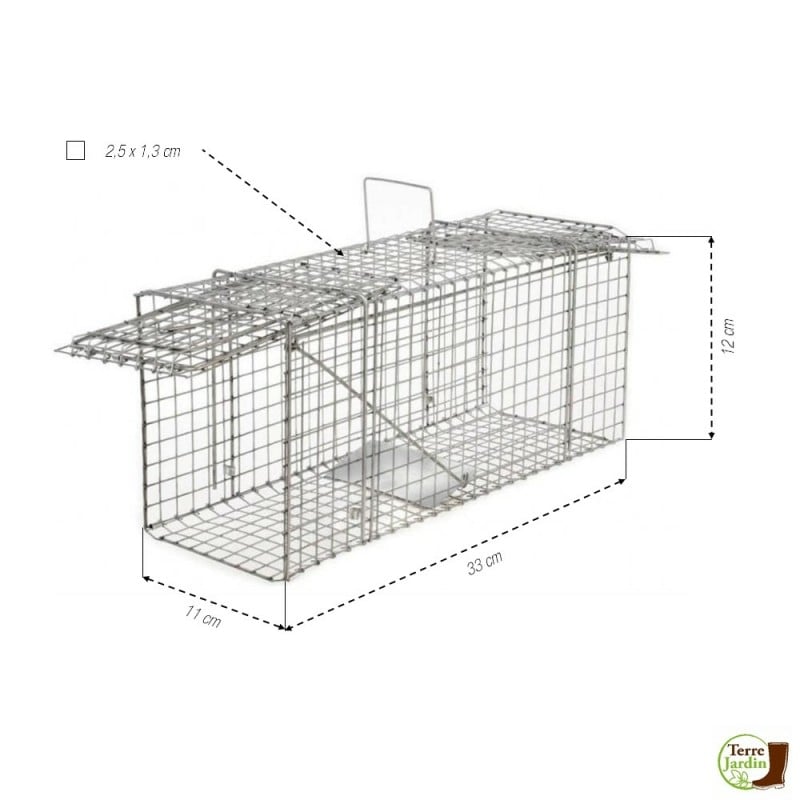Cage à nuisibles double entrée petit modèle (1)