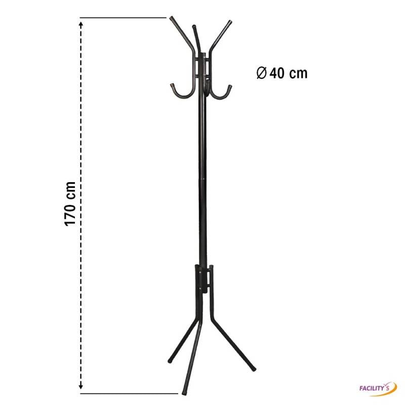 Porte manteau métal noir (1)