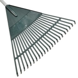 Balai à gazon en plastique - Balai à feuilles (2)