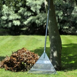 Balai à gazon en plastique - Balai à feuilles (3)