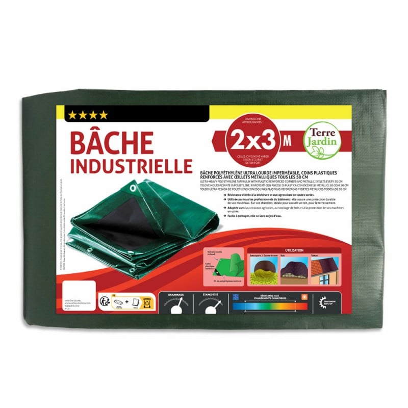 Bâche de protection transparente, 4x12.5 m (50 m²) Acheter chez JUMBO