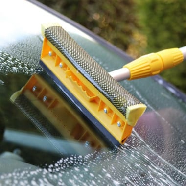 Balai brosse de lavage télescopique voiture 3m multifonctions (8)