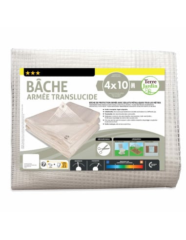 Bâche armée transparente 160g m2 découpable (9)