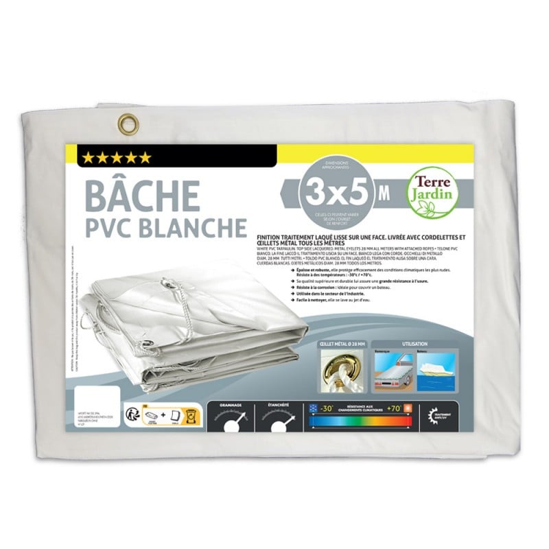 Bâche PVC premium blanche 300g m2 (3)