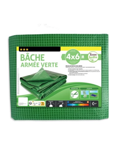 Bâche armée verte 160g m2 découpable (5)