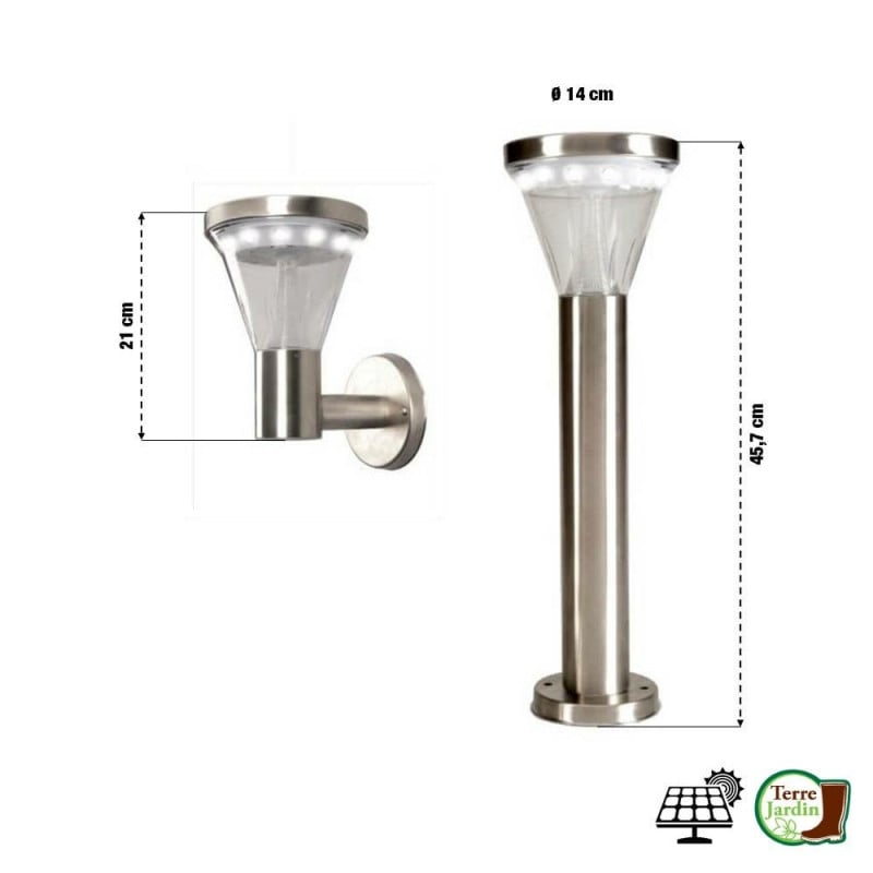 Lampe solaire de jardin 13 LED (1)