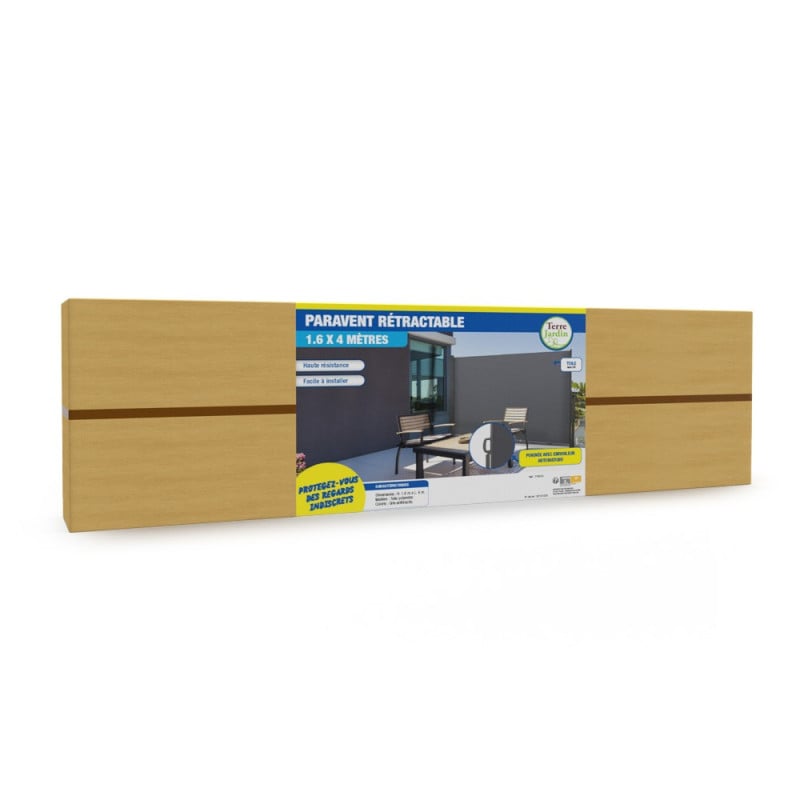 Paravent extérieur rétractable 1,6 x 4 m (7)