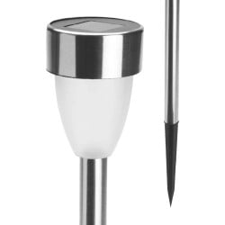 Bornes solaires tulipes blanches - Lot de 8 (2)