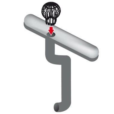 Crapaudine - Panier filtre pour gouttière et cheneau - Par 2 (5)