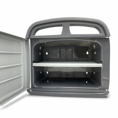 Support mural d'enroulage avec armoire pour tuyau d'arrosage (2)