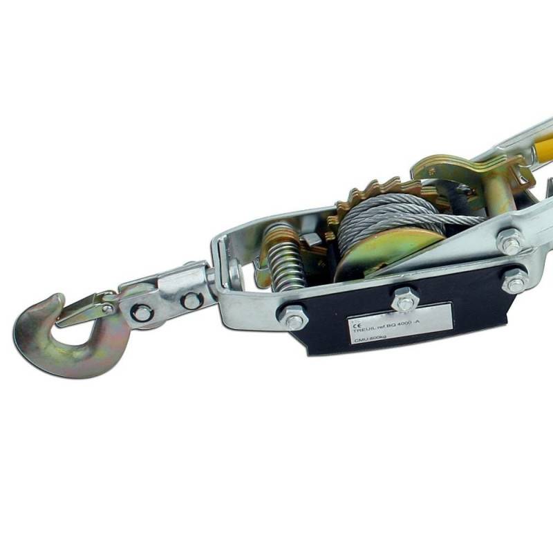 Treuil 4 tonnes - horizontal et mouflé (1)