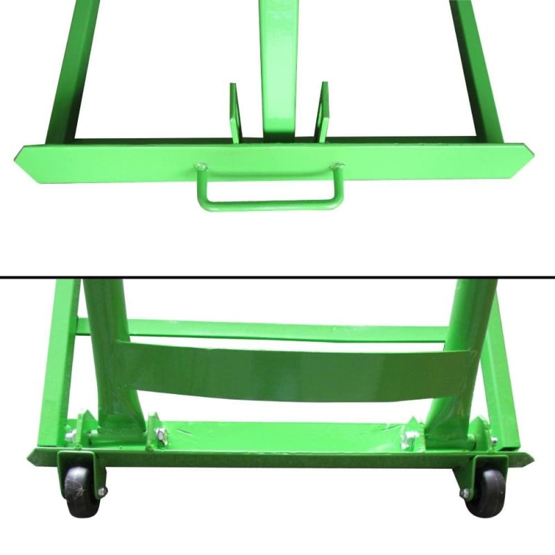 Lève tracteur tondeuse avec treuil 500 kg (4)