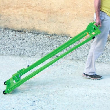 Lève tracteur tondeuse avec treuil 500 kg (7)