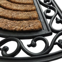 Paillasson coco demi lune porte d'entrée (2)