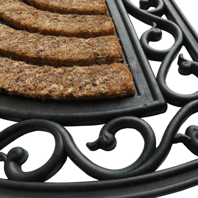 Paillasson coco demi lune porte d'entrée (2)