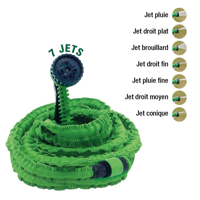 Tuyau d'arrosage extensible avec pistolet (4)