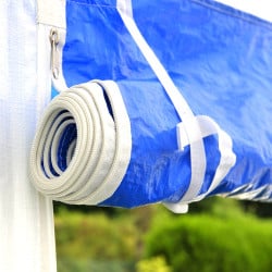 Tente de réception avec murs - 4 x 6 m (2)