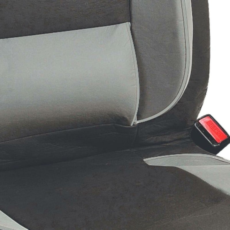 Housse de siège auto avant gris et noir (1)