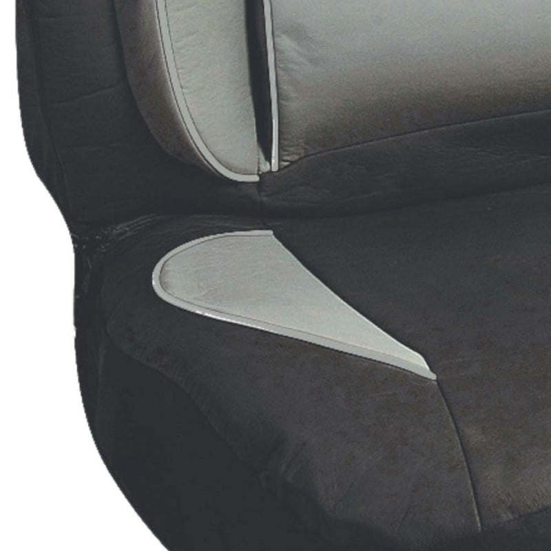 Housse de siège auto avant gris et noir (2)