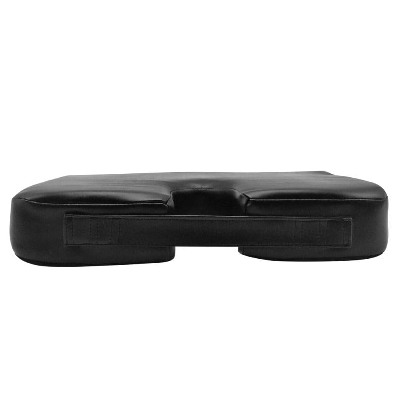 Lot de 2 coussinets de remplissage de siège de voiture en cuir synthétique  - Accessoire universel pour tous les véhicules - Noir