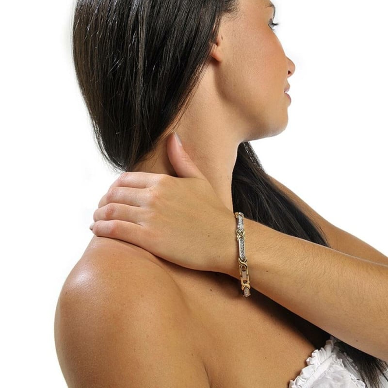 Bracelet magnétique pierre élégance (2)