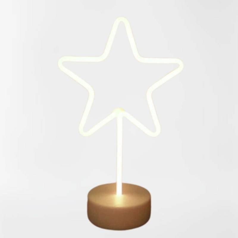 Étoile lumineuse blanche à poser